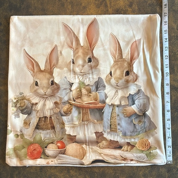 NEW Beatrix Pottet Peter Rabbit inspired nursery baby's room throw pillow cover - Picture 3 of 13